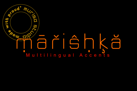 Marishka Font PNG with transparent background - Preview 6