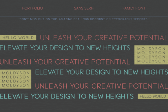 Moldyson Font PNG with transparent background - Preview 1