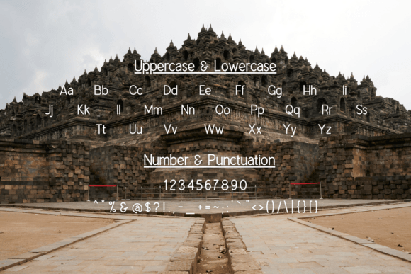 Nusanstara Font PNG with transparent background - Preview 1