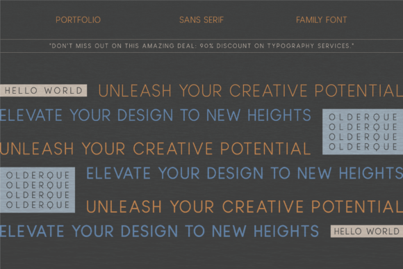 Olderque Font PNG with transparent background - Preview 1