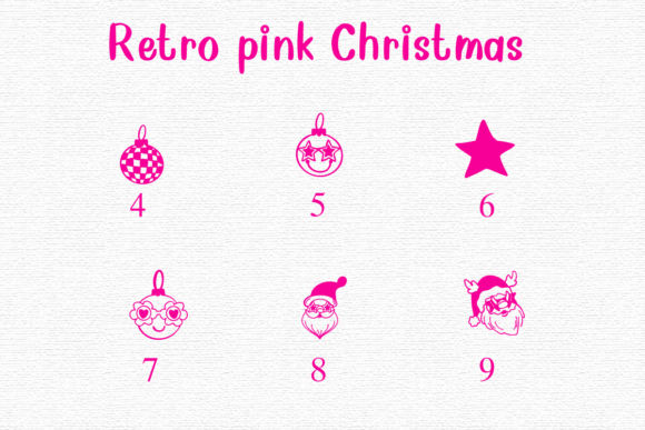 Retro Punk Christmas Font font preview - 3