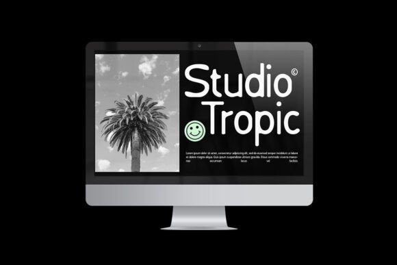 Slow Sans Font PNG with transparent background - Preview 2