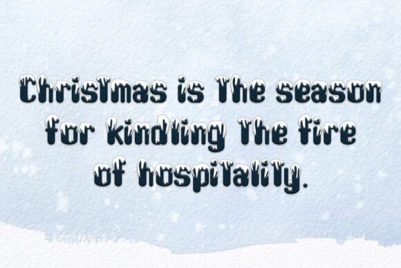 Snow Play Font PNG with transparent background - Preview 2