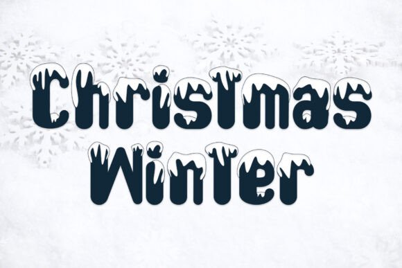 Snow Play Font PNG with transparent background - Preview 3