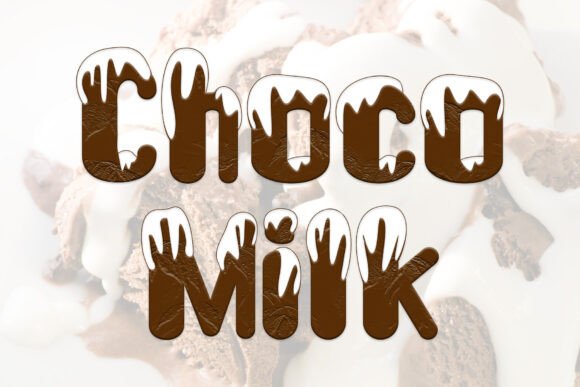Snow Play Font PNG with transparent background - Preview 4