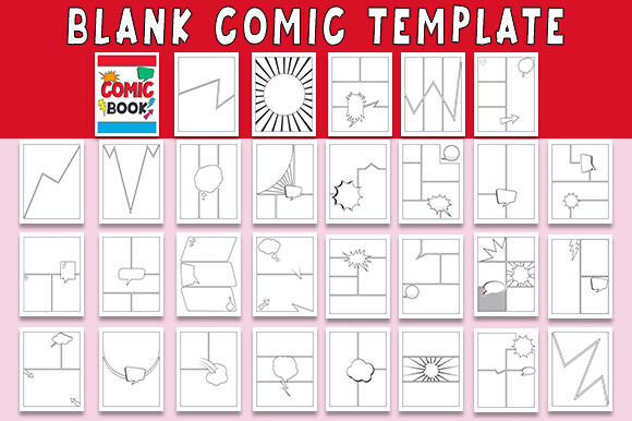 Blank Comic Book Template