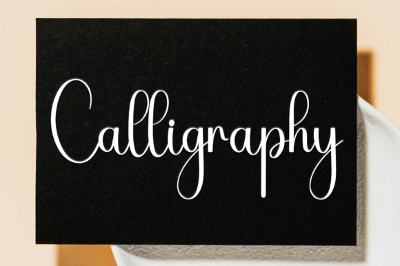 Brother Calligraphy Font - Preview 3