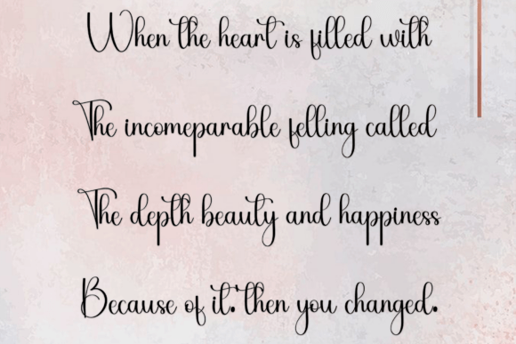 Brother Calligraphy Font - Preview 5