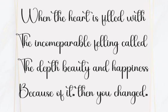 Brother Calligraphy Font - Preview 6