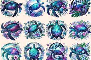 Celestial Turtles Clipart P1 Graphic by Wonders Artist · Creative Fabrica