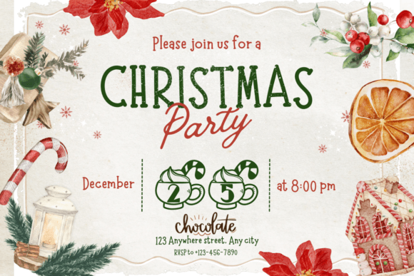 Christmas Dessert Glasses Font - Preview 3