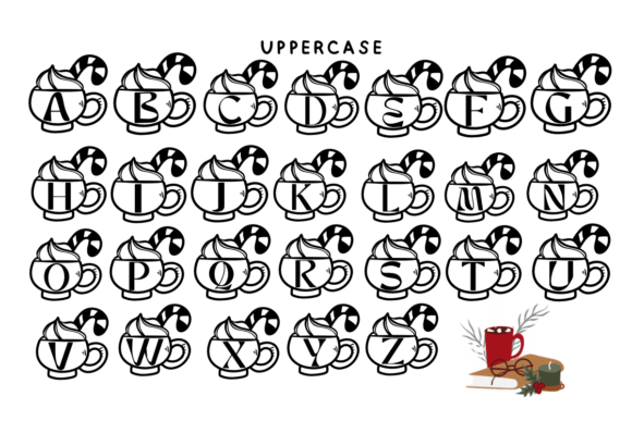 Christmas Dessert Glasses Font - Preview 5