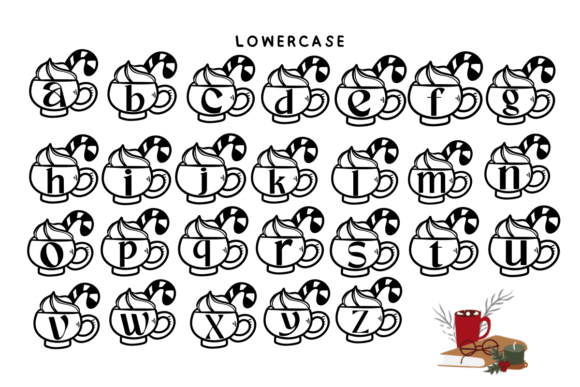 Christmas Dessert Glasses Font - Preview 6