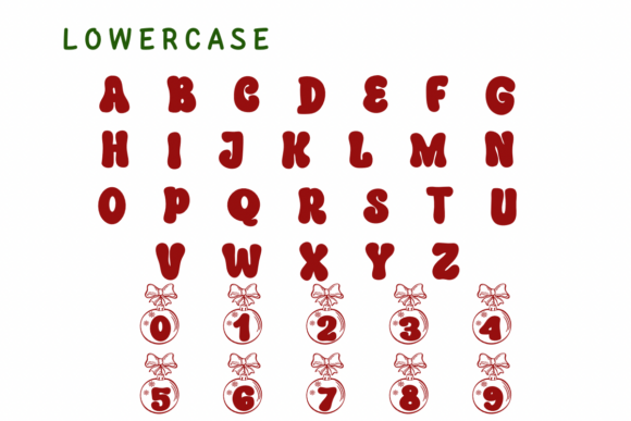 Christmas Ornament Font - Preview 2