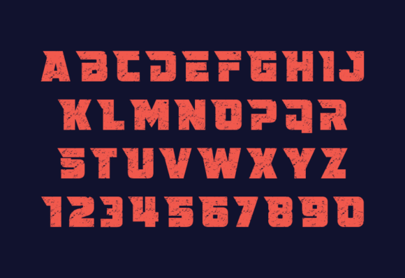 Cyber Grunge Font font preview - 3