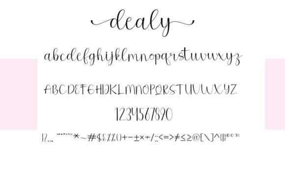 Dealy Font - Preview 4