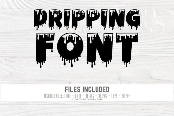 Dripping Font - Preview 1