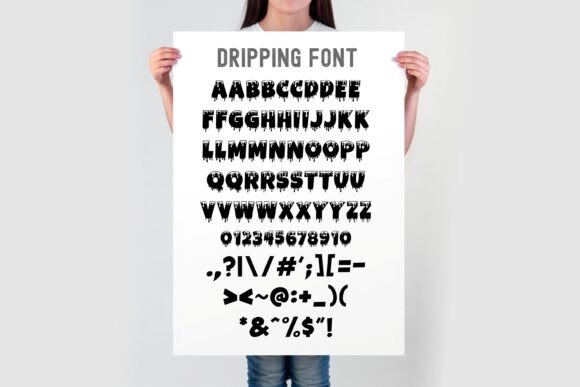 Dripping Font - Preview 2