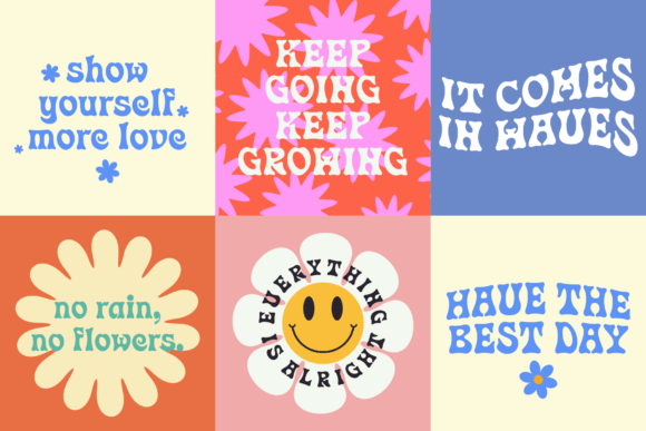 Enjoy Wave Font PNG with transparent background - Preview 2