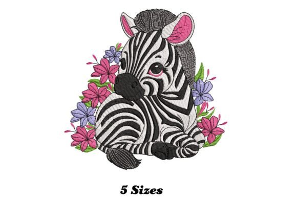Floral Zebra