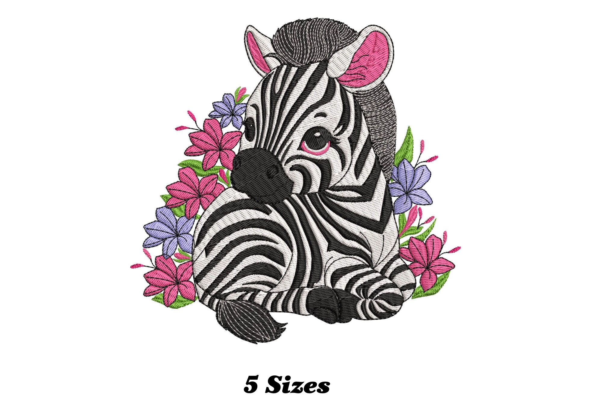 Floral Zebra