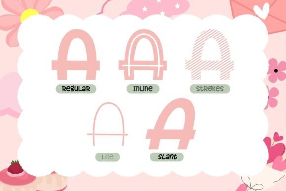 Fox Marilyn Font PNG with transparent background - Preview 1