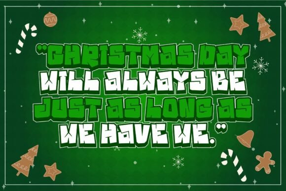 Grinch Smile Font font preview - 4