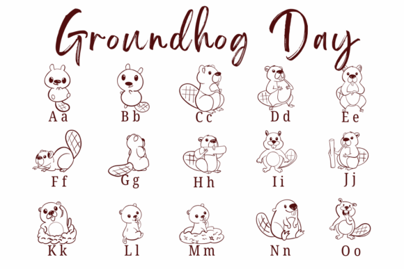 Groundhog Day Font - Preview 1