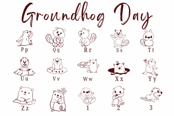 Groundhog Day Font - Preview 2