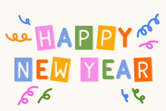 Happy New Year Font - Preview 2