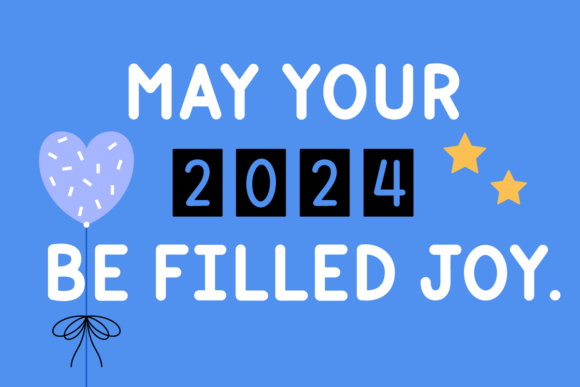 Happy New Year Font - Preview 3