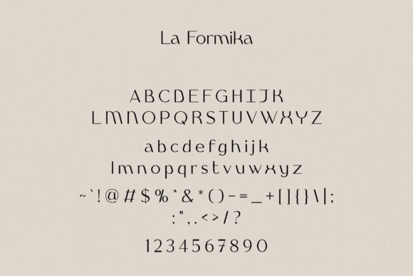 La Formika Font PNG with transparent background - Preview 3
