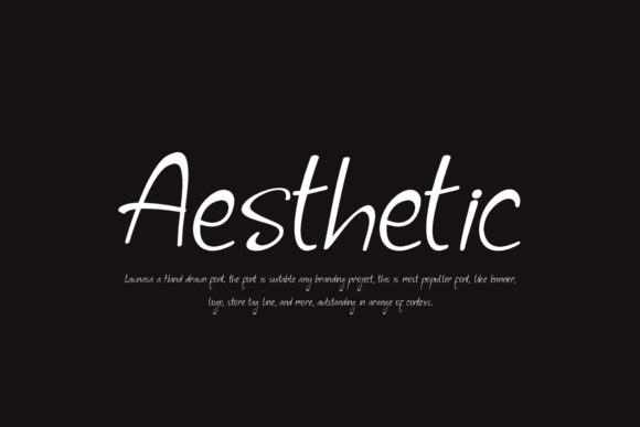 Lawnasa Font PNG with transparent background - Preview 3