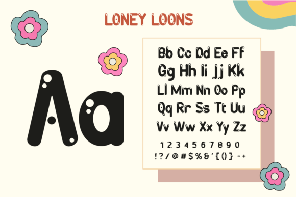 Loney Loons Font font preview - 1