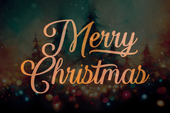 Lovely Greeting Font PNG with transparent background - Preview 2