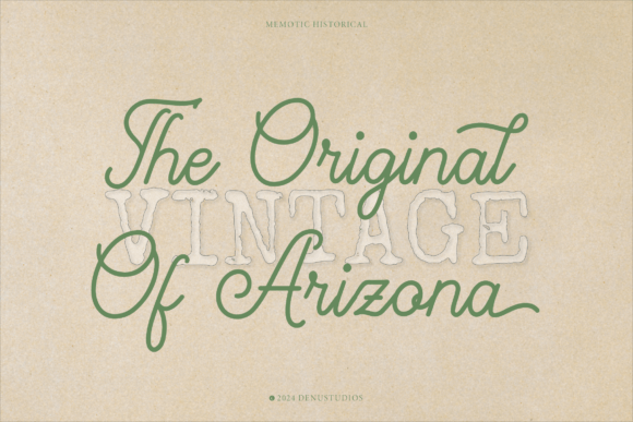 Memotic Historical Font PNG with transparent background - Preview 1
