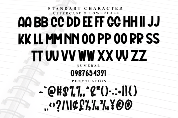 Monogram Handriting Font PNG with transparent background - Preview 4