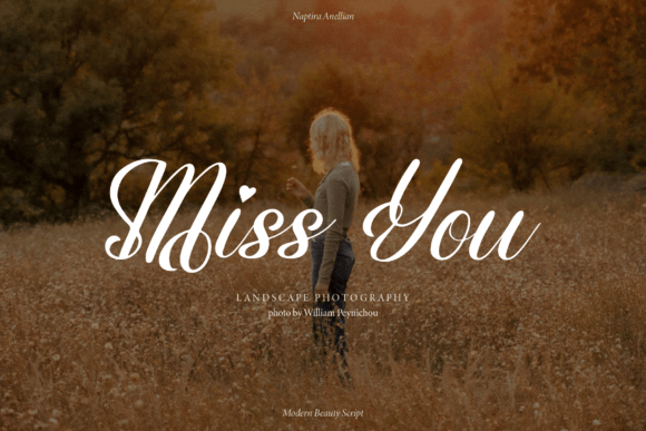Naptira Anellian Font PNG with transparent background - Preview 2