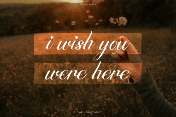 Naptira Anellian Font PNG with transparent background - Preview 3