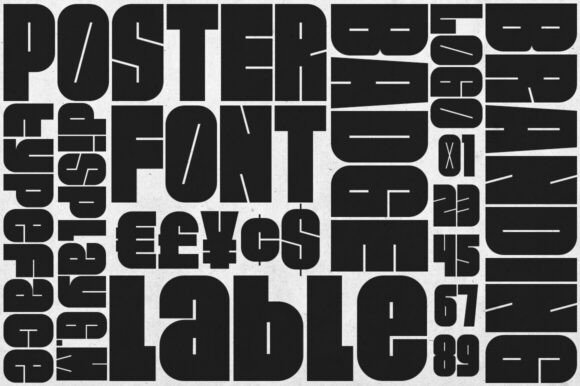 Portal Block Font PNG with transparent background - Preview 2