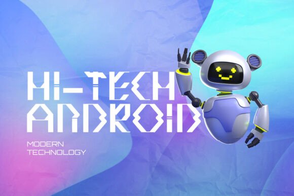 Quadtron Font PNG with transparent background - Preview 3