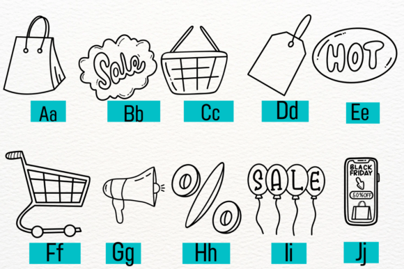 Sale Sizzle Font PNG with transparent background - Preview 1