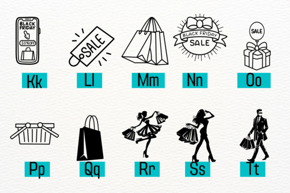 Sale Sizzle Font PNG with transparent background - Preview 2