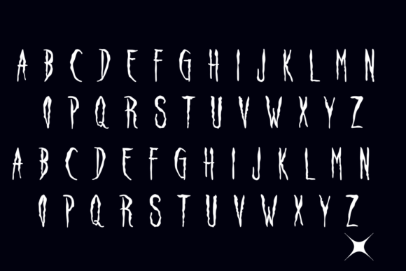 Silent Moon Font PNG with transparent background - Preview 1