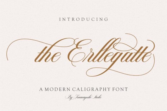The Erllegatte Script & Handwritten Font By ismanayuda