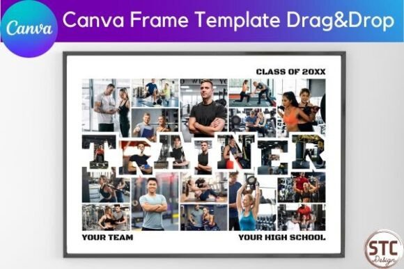 Trainer Photo Collage Canva Template
