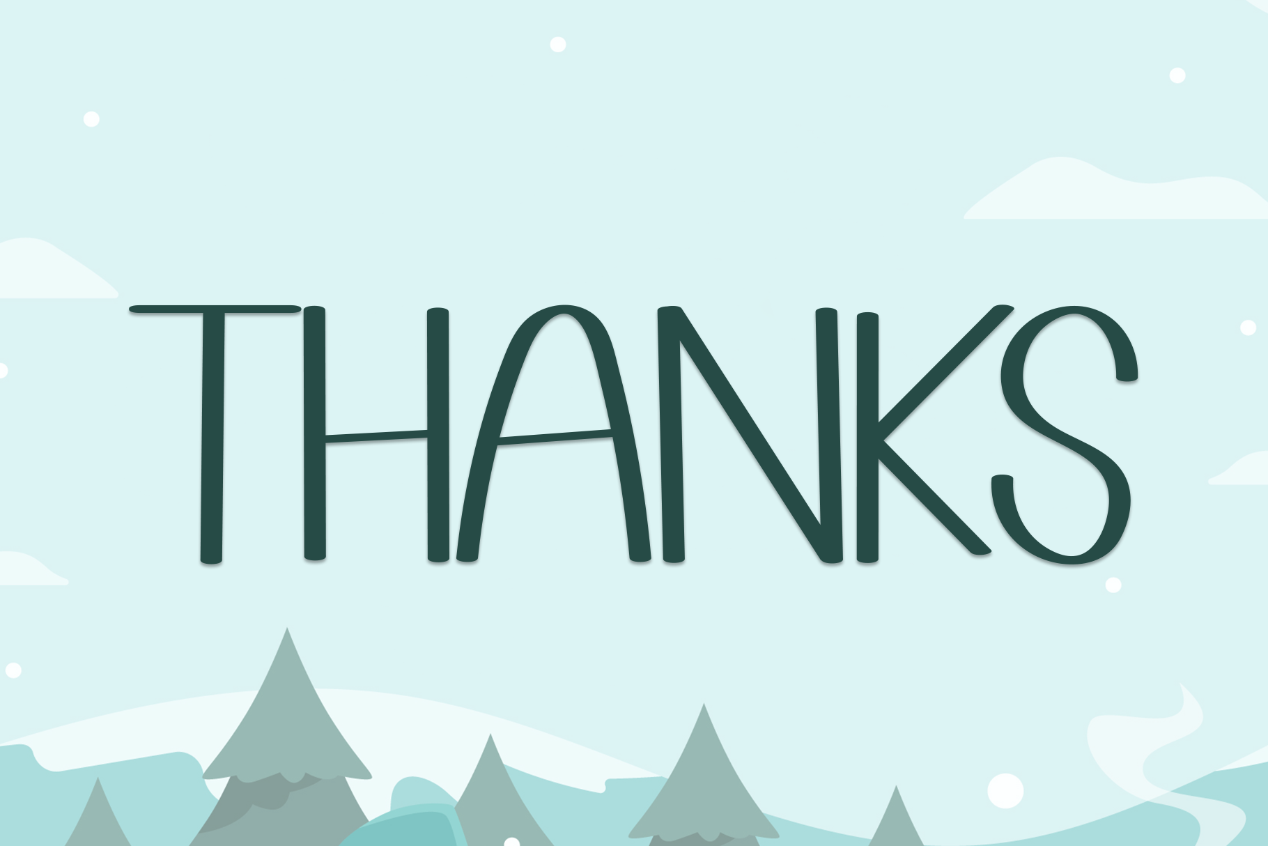 Winter Christmas Font - photo 6