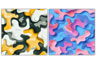 3D Camouflage Digital Paper Graphic by Craft Studios · Creative Fabrica