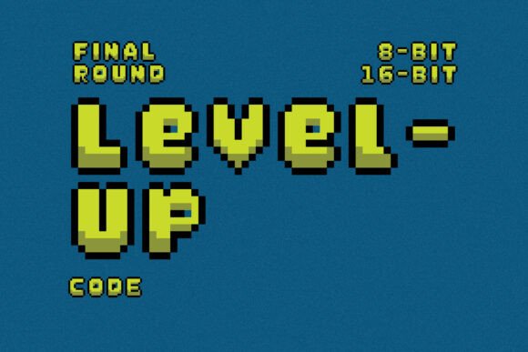 Analog Pixel Font - Preview 1