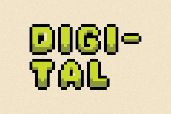 Analog Pixel Font - Preview 4